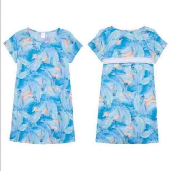 Zella Tropical Coverup Swim Dress Girls - Picture 1 of 7